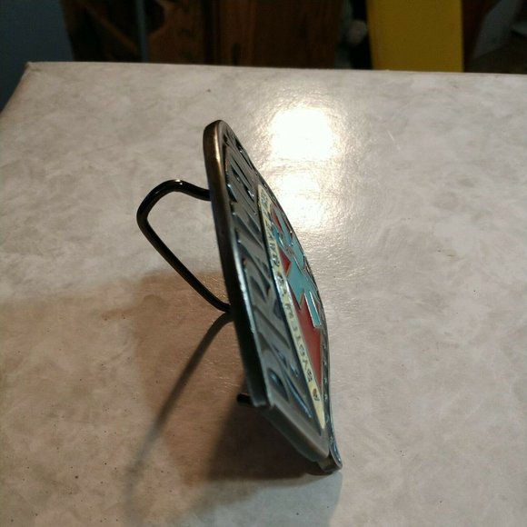 LAST ONE  EMT Emergency Medical Technician Vintage 1990’s Blue Tone Belt Buckle - Picture 3 of 8